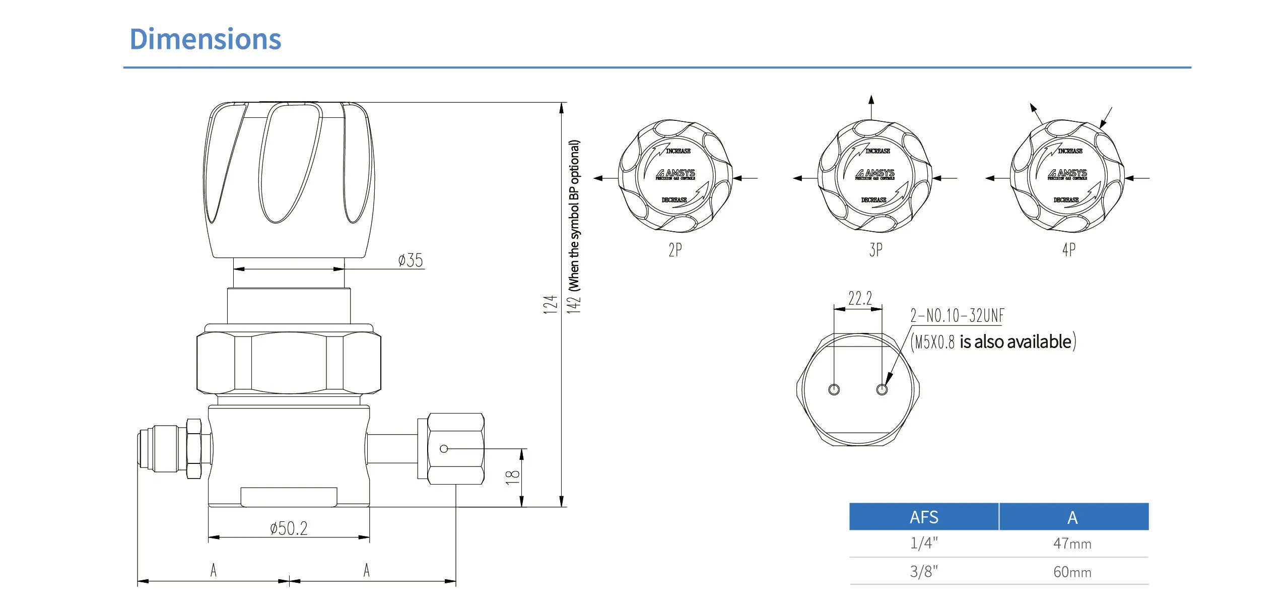 Регулятор AMFLO UHP AU21 Материал: Код Z (Body,Poppet, Nozzle,Diaphragm,Gland-SUS316L,Seat: PCTFE) ; Поверхность 0.13 um; 4х портовый с манометрами, CV-0.09