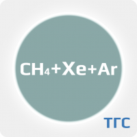 Техническая газовая смесь: Метан (CH4) 10 % + Ксенон (Xe) 20%+ Аргон (Ar) 70%.  в баллоне 10 л. 100 бар.