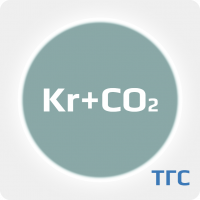 Техническая газовая смесь Криптон (Kr) 90% (6.0) + Диоксид углерода (CO2) (4.5) (остальн.) в баллоне 5л. 150 бар соединение DIN 6 (W21,8x1/14'')