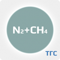 Техническая газовая смесь: Азот (N2) 7,5 % в метане (СН4)ост. в стальном баллоне 10 л. вентиль латунь. соединение W21,8 х 1/14'' (DIN 1)  ТУ 20.11.12-005-12172775-2021